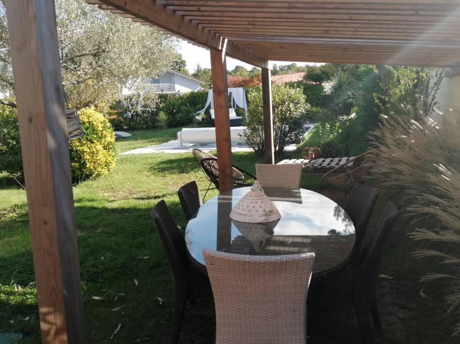 Maison Familiale En Bois Avec Piscine, Proche Du Bassin Gujan-Mestras Exterior foto