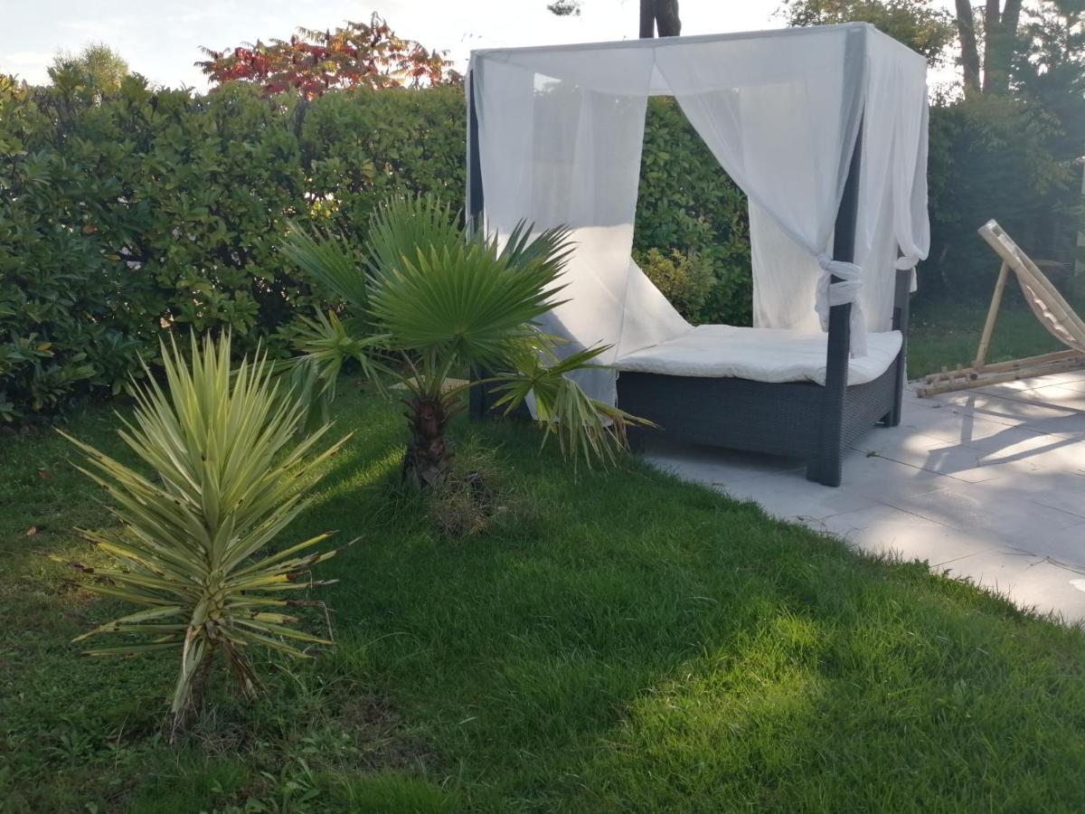Maison Familiale En Bois Avec Piscine, Proche Du Bassin Gujan-Mestras Exterior foto